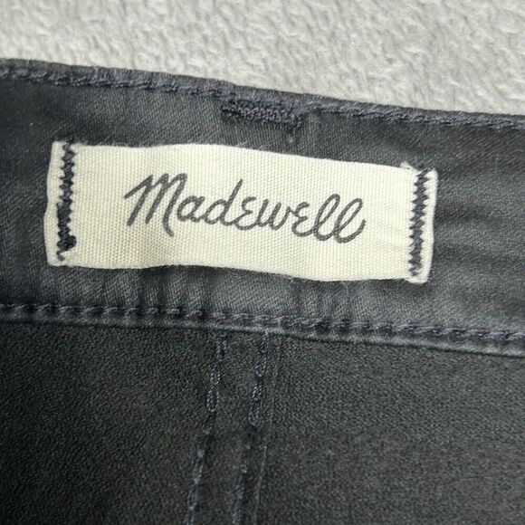 Madewell 10" High-Rise Skinny Jeans Black Button-Front Edition Size 27 EUC - Picture 4 of 9